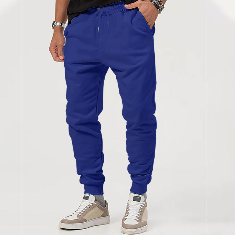 Men's sporty leisure pants with elastic waistband and practical side pockets Lune London