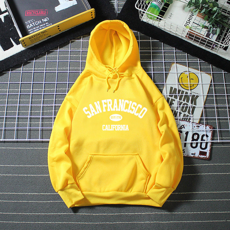 Women's Hoodie with San Francisco Print Chic & Stil