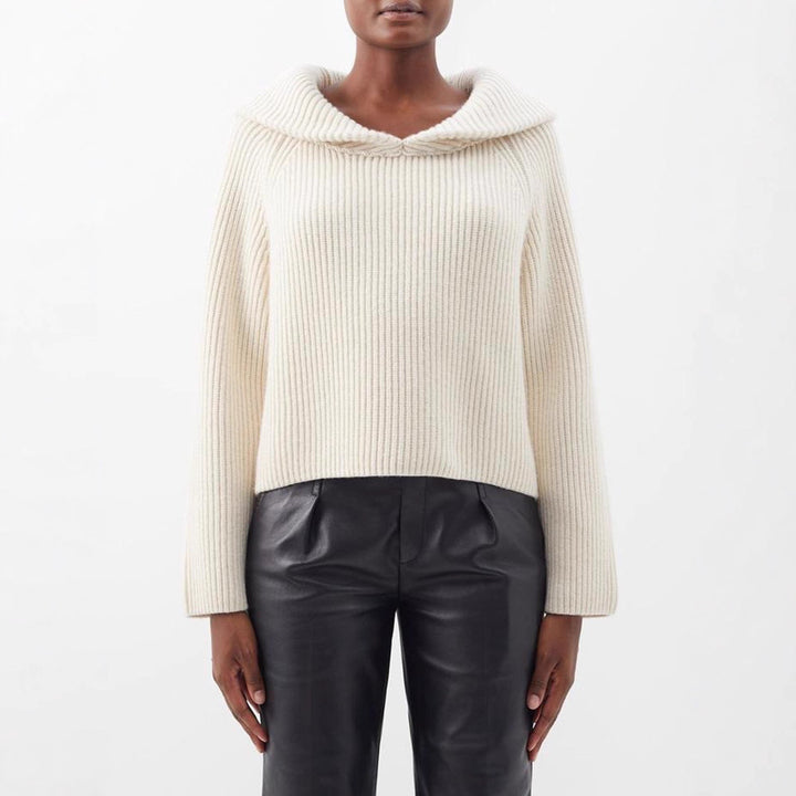 Hoodie pour femmes en design côtelé décontracté Chic & Stil