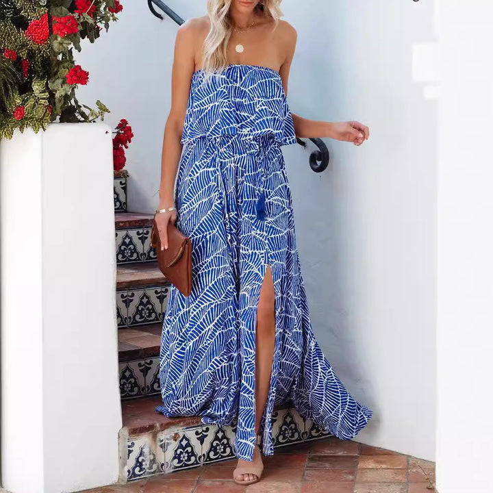Lune London off-shoulder maxi dress for ladies