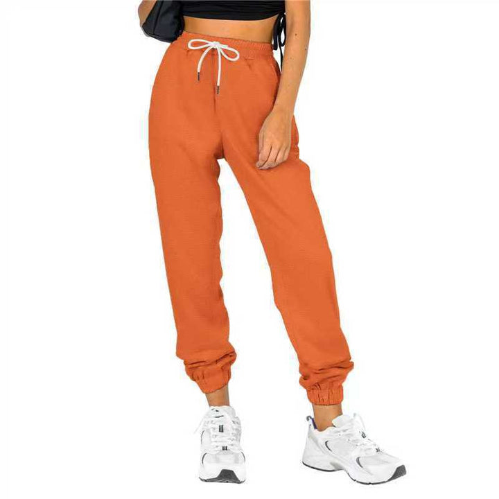 Women Comfortable Relaxed Fit Jogging Pants with Elastic Waistband and Practical Pockets Chic & Stil