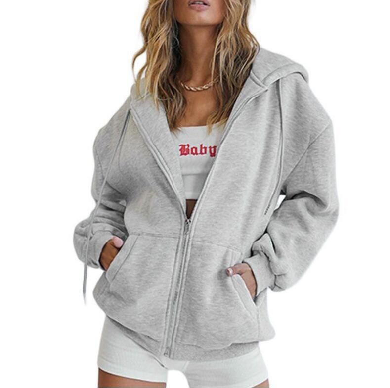 Women's hooded jacket with an oversized fit and practical pockets Lune London