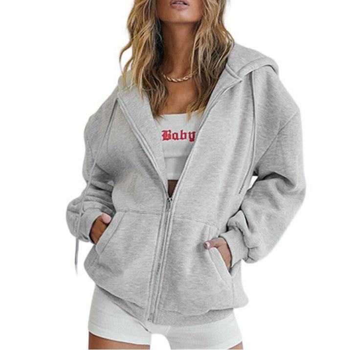 Women's hooded jacket with an oversized fit and practical pockets Lune London