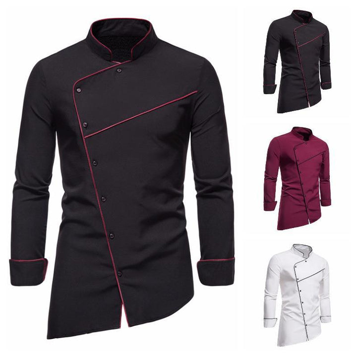 Men's chef jacket with precious contrasts and high-quality finish Lune London