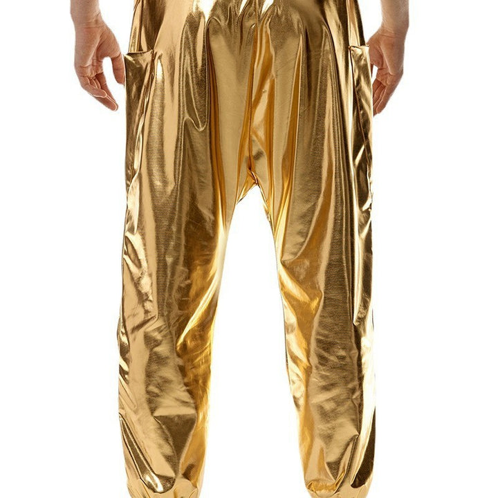 Stylish high-performance jogging pants for men in shiny material Lune London