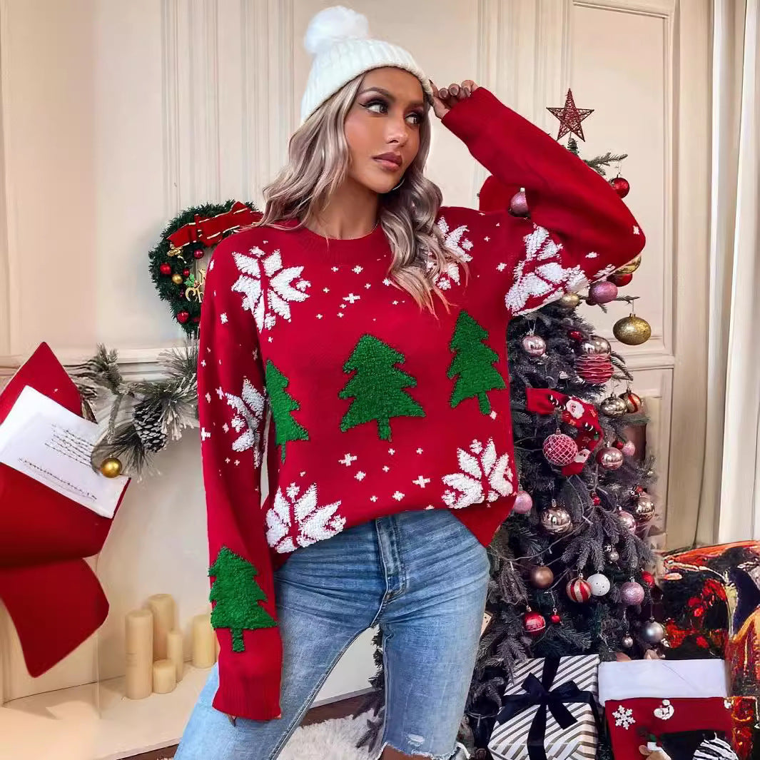 Christmas sweater for women with festive design and comfortable cut Lune London