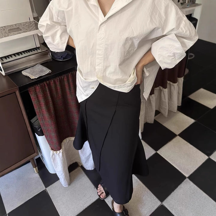 Lune London High Waist Elegant Fabric Pants for Women