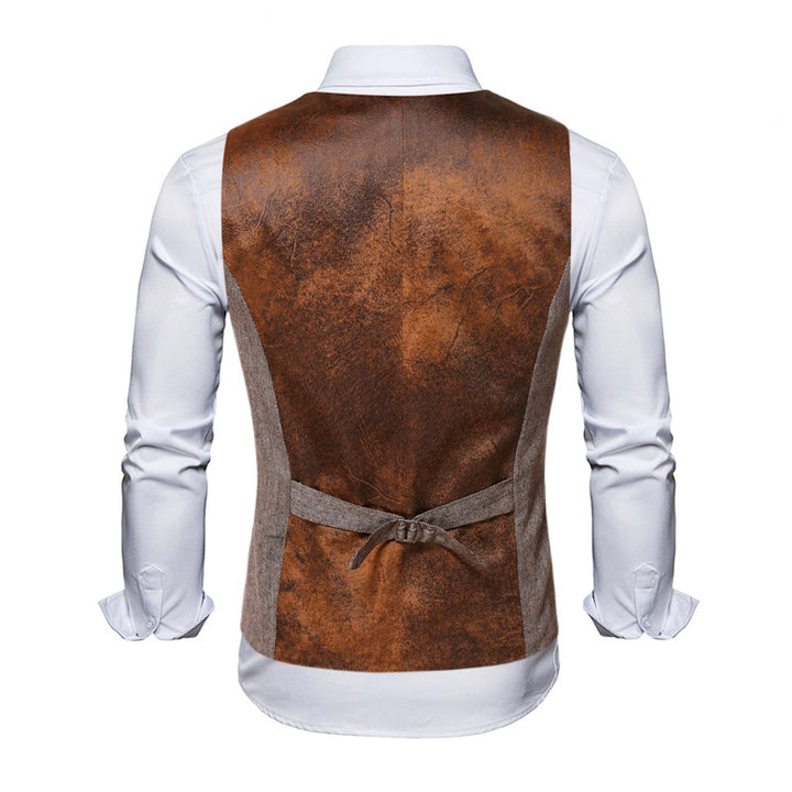 Elegant suit vest for men with contrasting details Lune London