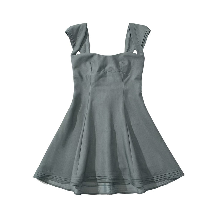 Summer dress for women with integrated straps and a flowing skirt Lune London