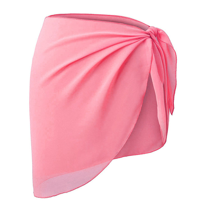 Wrap skirt for women with tie detail and flowing fabric Lune London