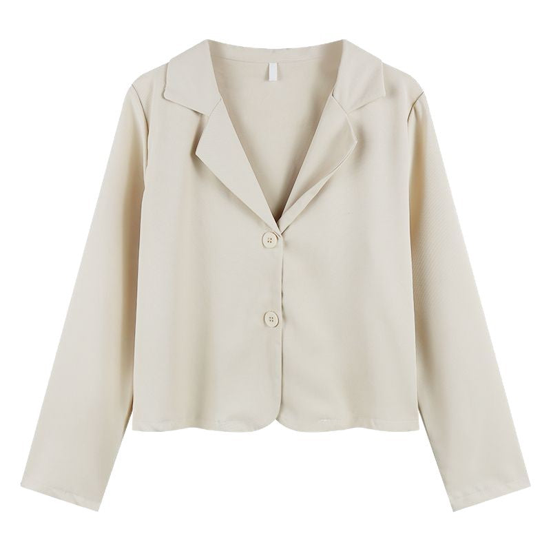 Veste courte élégante pour femme avec un col à boutons Chic & Stil