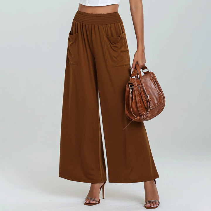 Comfortable Women's Underwear with Elastic Waist and Chic Side Pockets