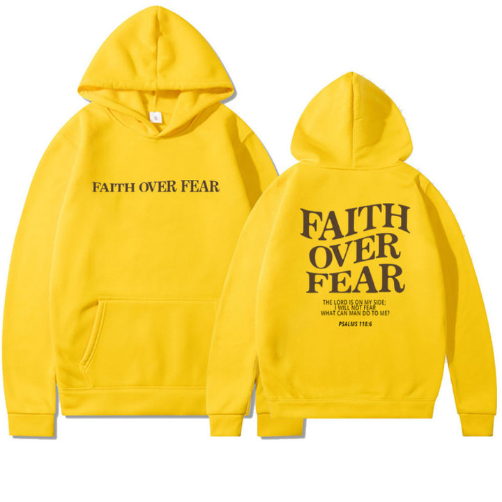 Women's hoodie with inspirational lettering and high-quality cotton Lune London