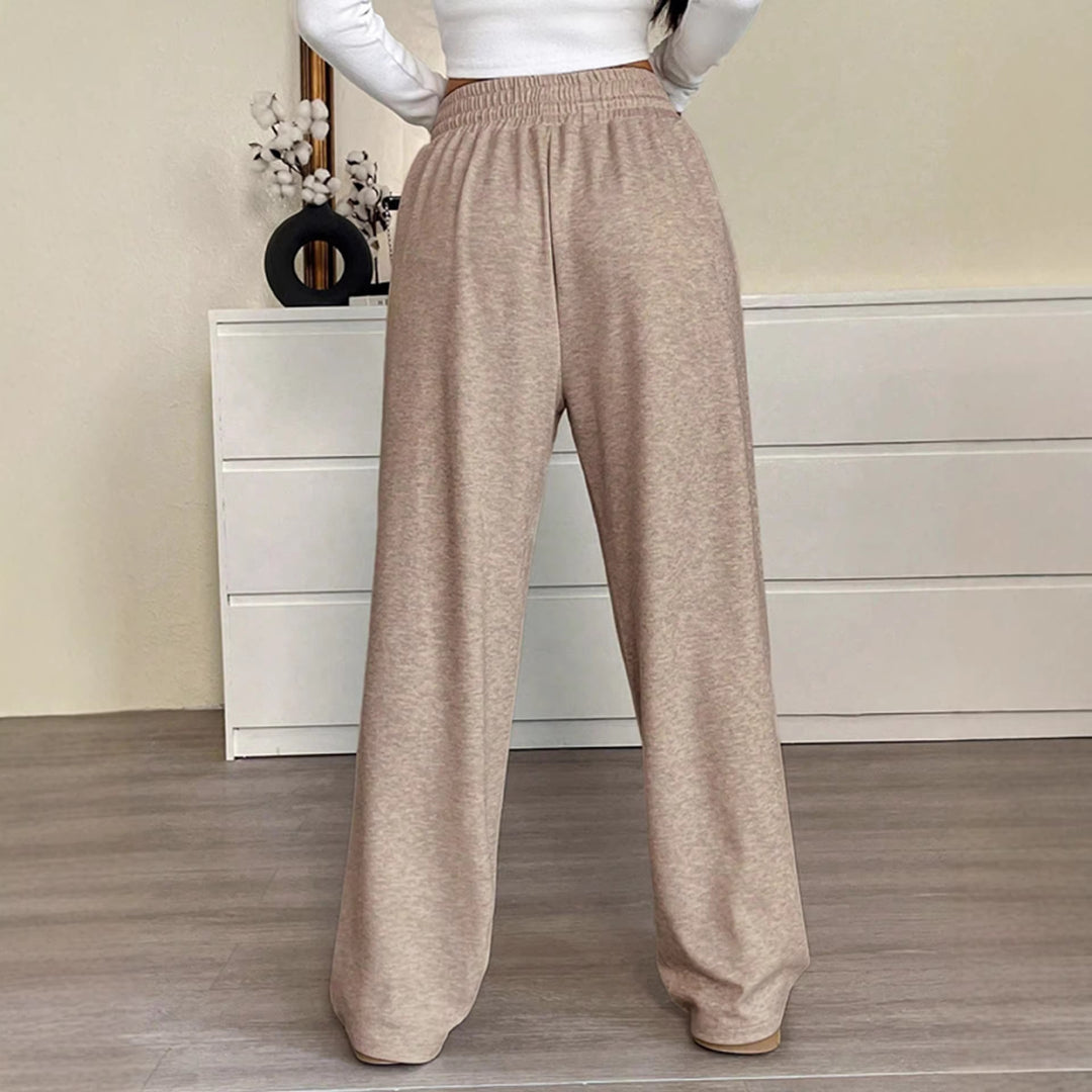 Women's Comfortable Leisure Pants with Elastic Waistband Lune London