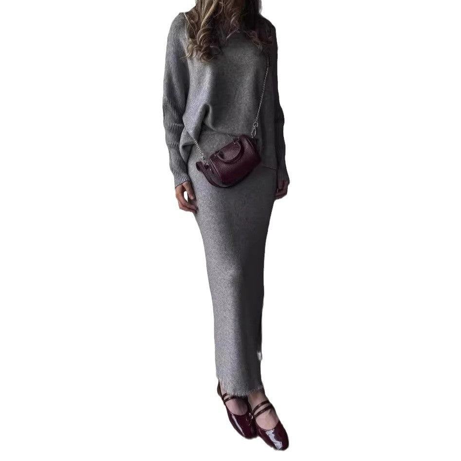 Robe en tricot pour femmes dans une coupe décontractée surdimensionnée Chic & Stil