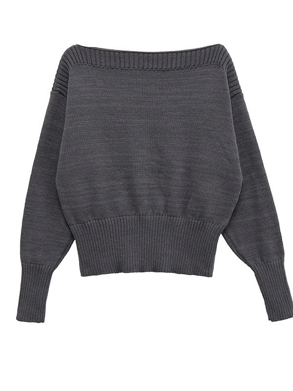 Casual oversized sweater for women in soft knit material Lune London