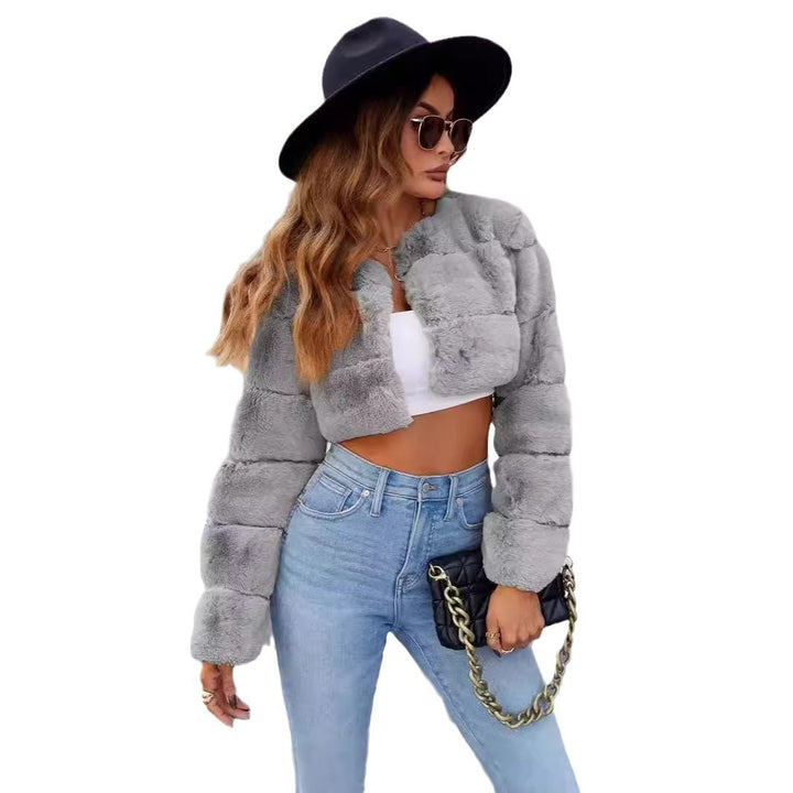 Ladies Cozy Short Jacket with Quilted Design Lune London
