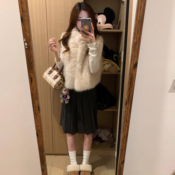 Gilet femme pelucheux et stylé Chic & Stil