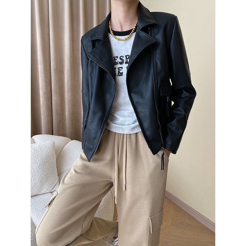 Women's Modern Biker Jacket with Casual Cut Chic & Stil
