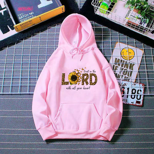 Women's hoodie with inspiring sunflower design Chic & Stil