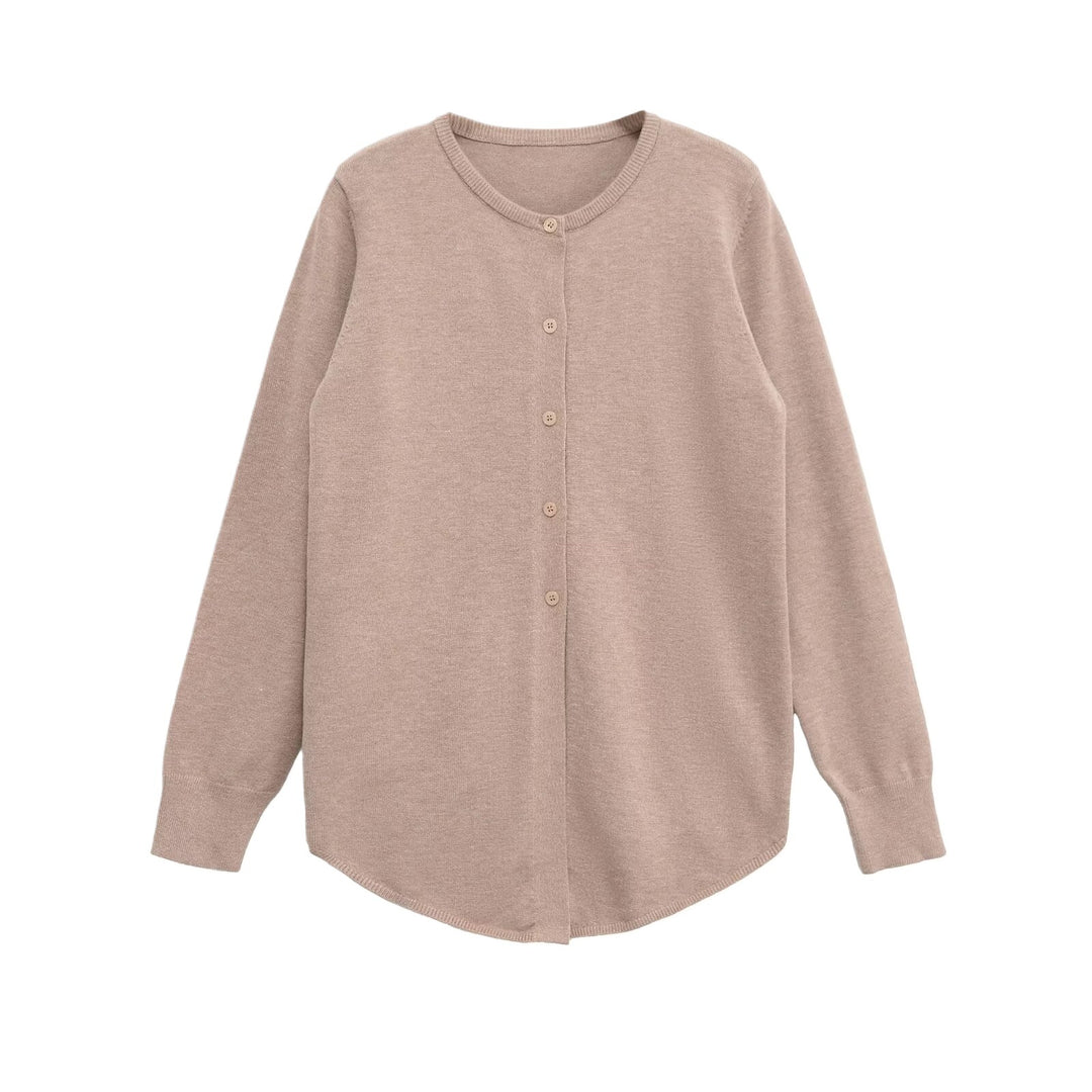 Women's soft knit button cardigan Lune London