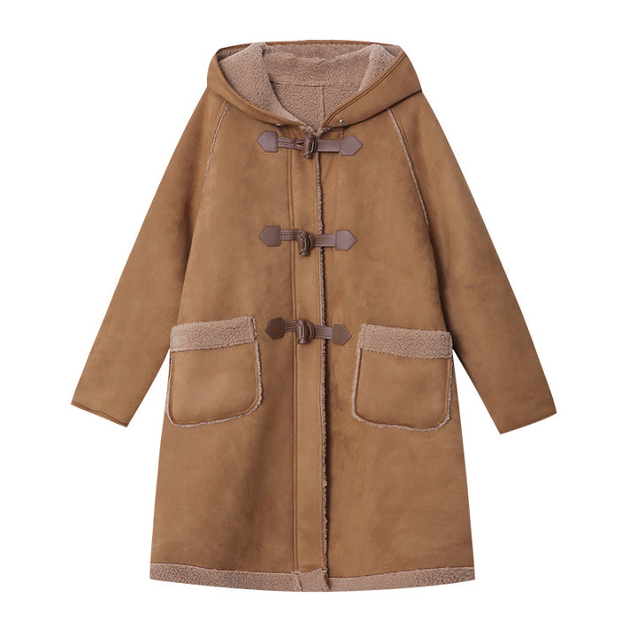 Women's fashionable parka jacket with practical snap button closure Chic & Stil