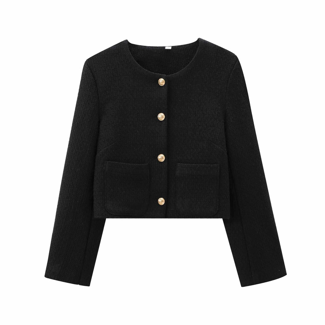 Ladies Structured Boucle Jacket Lune London