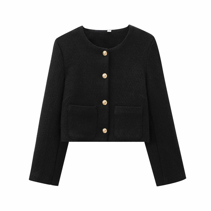 Ladies Structured Boucle Jacket Lune London