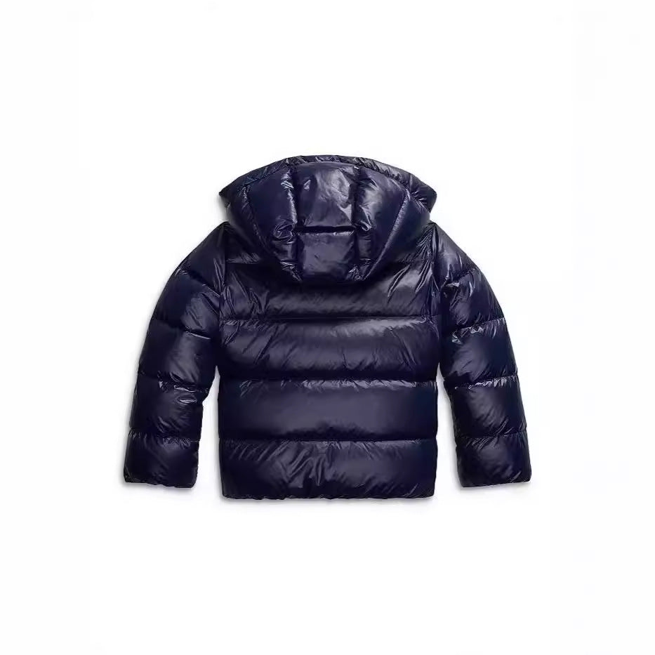 Women's ultra-light down jacket with hood and pockets Lune London