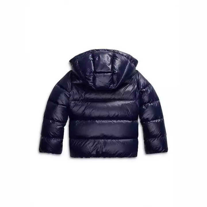 Women's ultra-light down jacket with hood and pockets Lune London