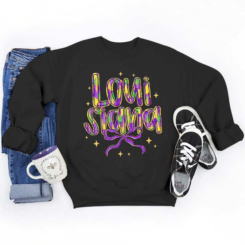 Sweatshirt pour femmes avec lettrage créatif et doublure intérieure douce Chic & Stil