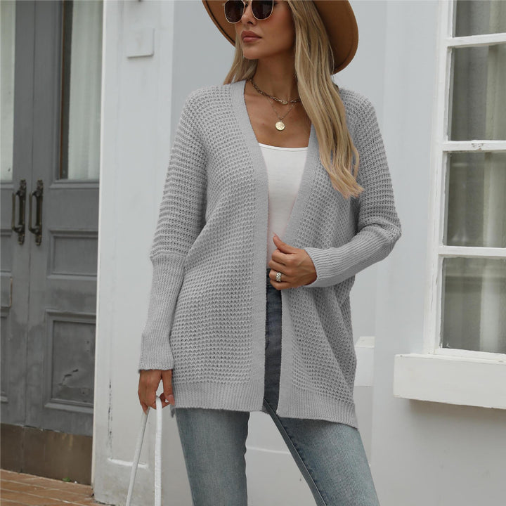 Cardigan ouvert pour femmes avec une coupe décontractée et un matériau doux Chic & Stil