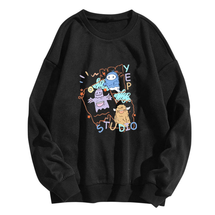 Women's casual sweatshirt with creative graphic design Chic & Stil