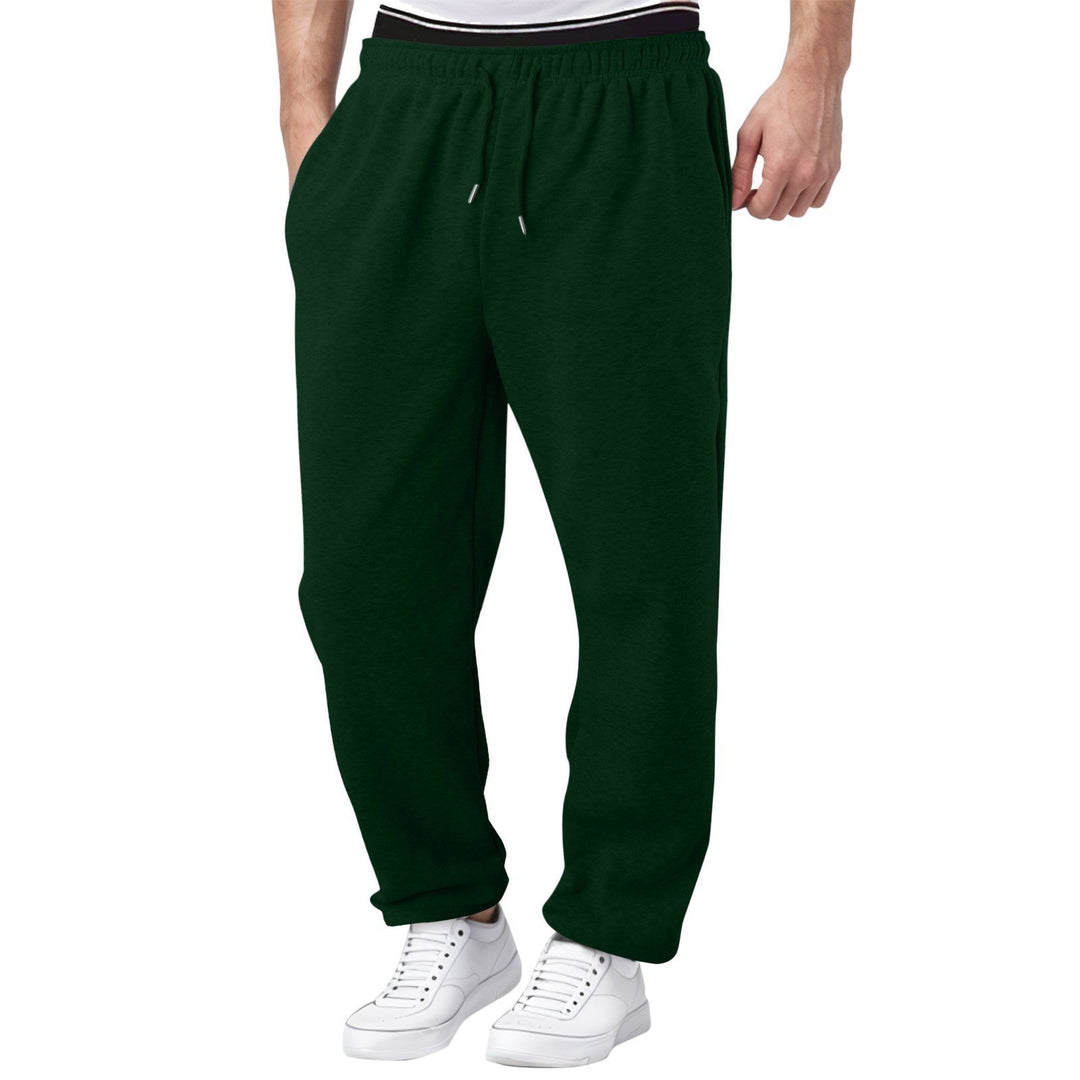 Comfortable men's jogger pants with elastic waistband and side pockets Lune London