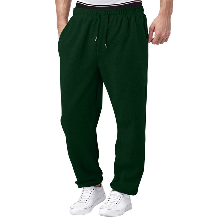 Comfortable men's jogger pants with elastic waistband and side pockets Lune London