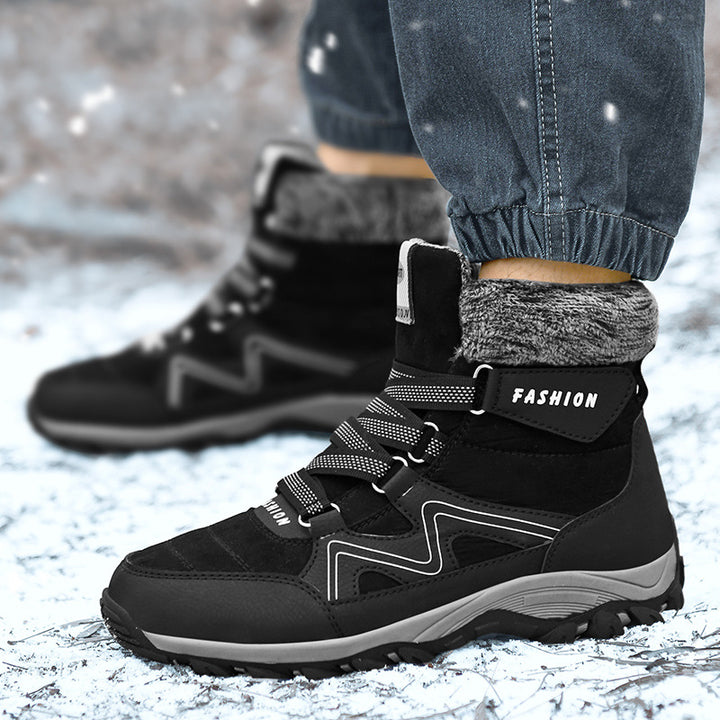 Women's winter boots with insulating lining and anti-slip sole construction Lune London