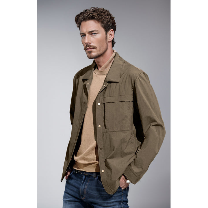 Casual work jacket for men with functional pocket elements Lune London