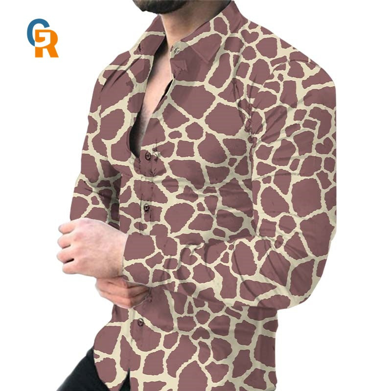 Shirt for men with a striking animal pattern Lune London