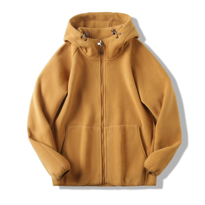 Veste en polaire pour femmes avec un design de capuche innovant et des poches pratiques Chic & Stil