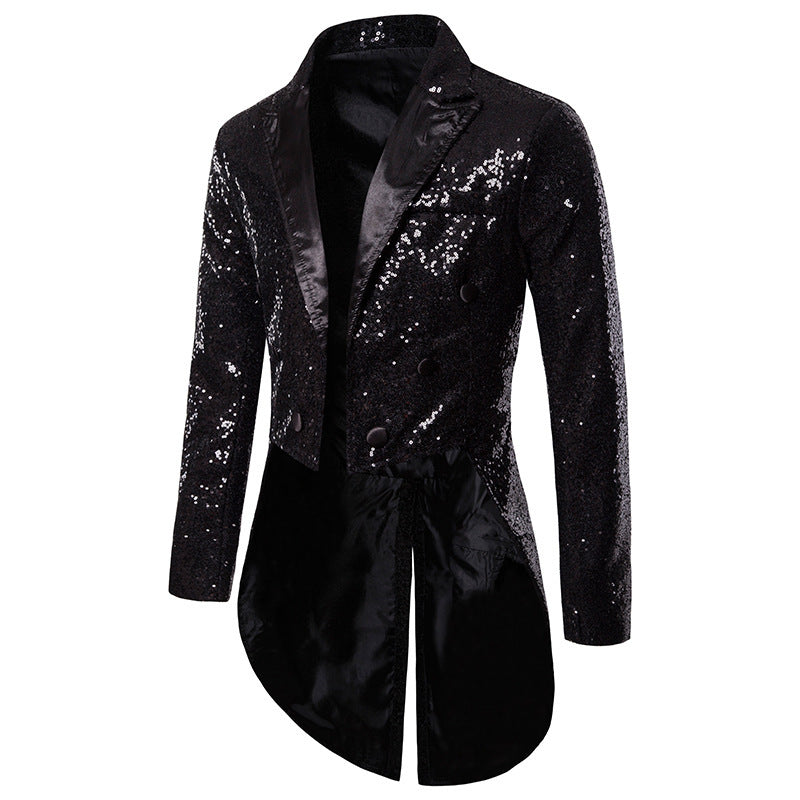 Glamorous sequin blazer for men with exclusive design Lune London