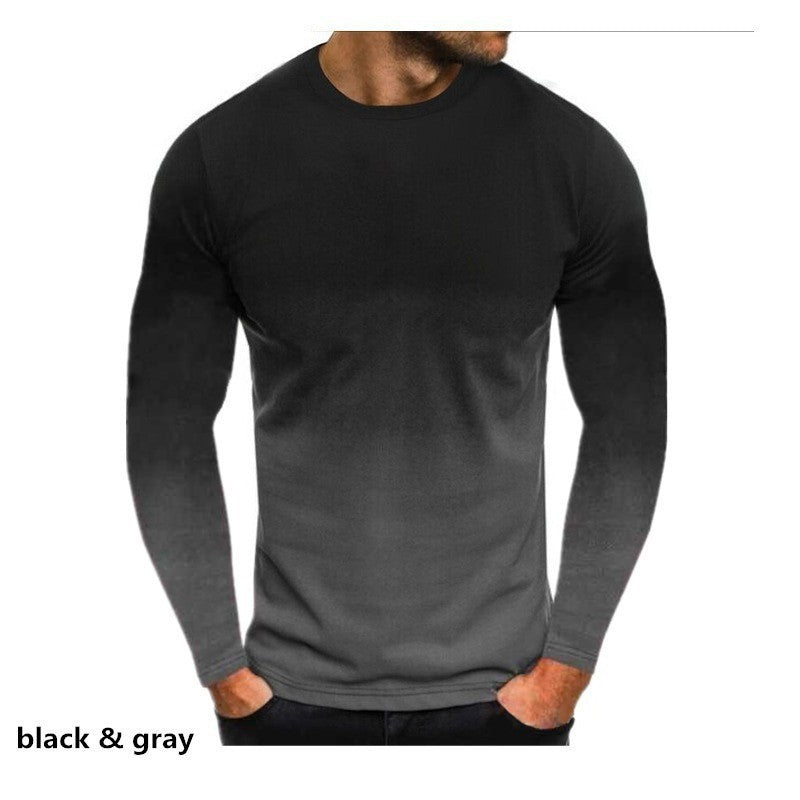 Men's long sleeve shirt with a modern gradient and a fitted cut Lune London