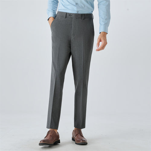Elegant suit trousers for men with a slim fit and fine pattern Lune London