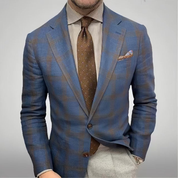 Trendy checkered blazer for men Lune London