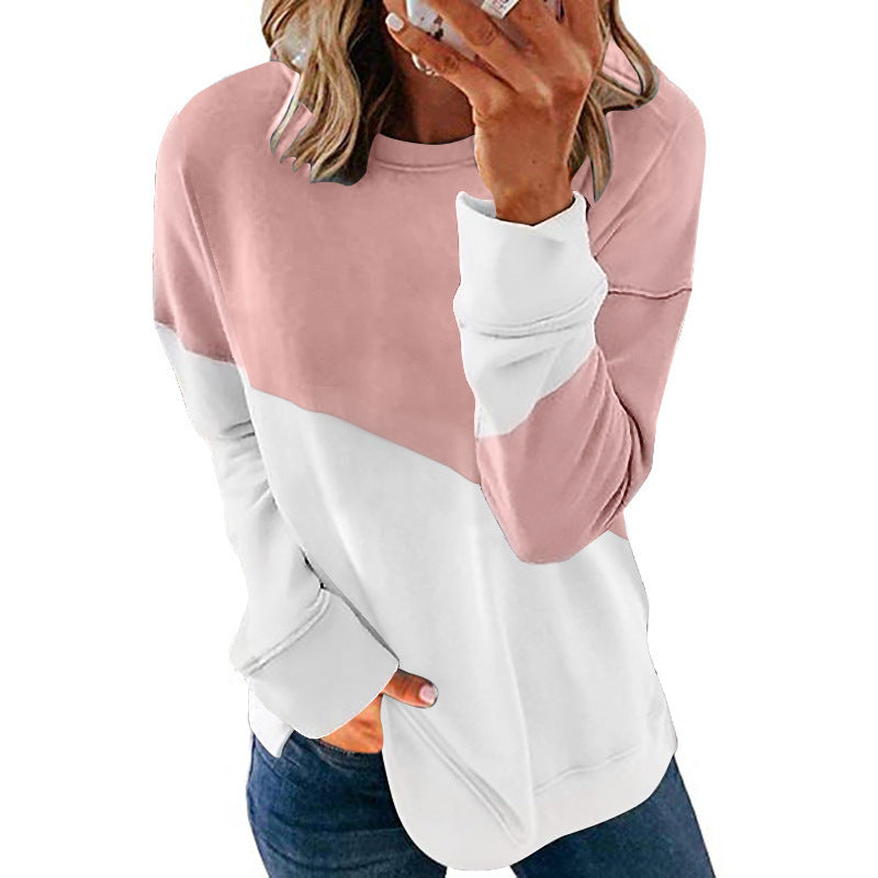 Sweatshirt for women with a trendy colorblock design Lune London