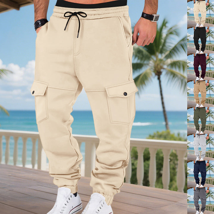 Men's cargo joggers with handy pockets Lune London