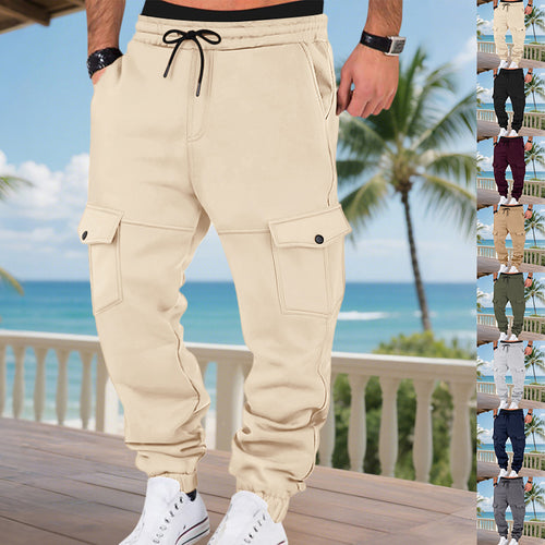 Men's cargo joggers with handy pockets Lune London