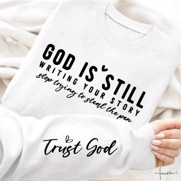 Pull femme avec imprimé inspirant et coupe décontractée Chic & Stil