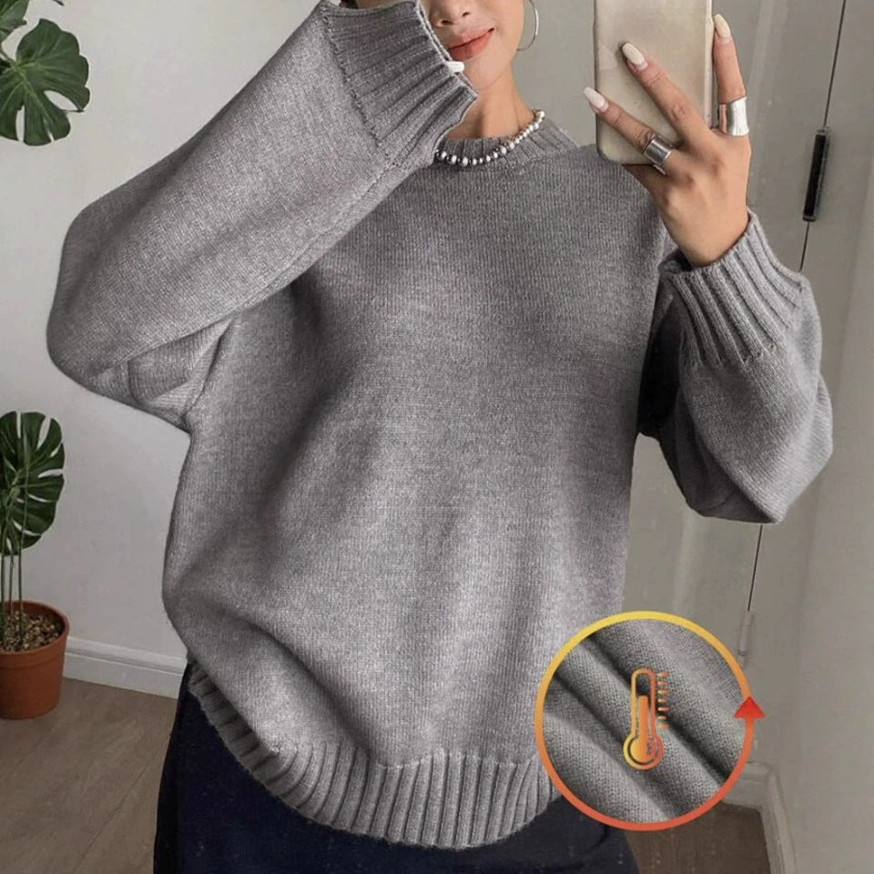 Oversized knitted sweater for ladies Lune London