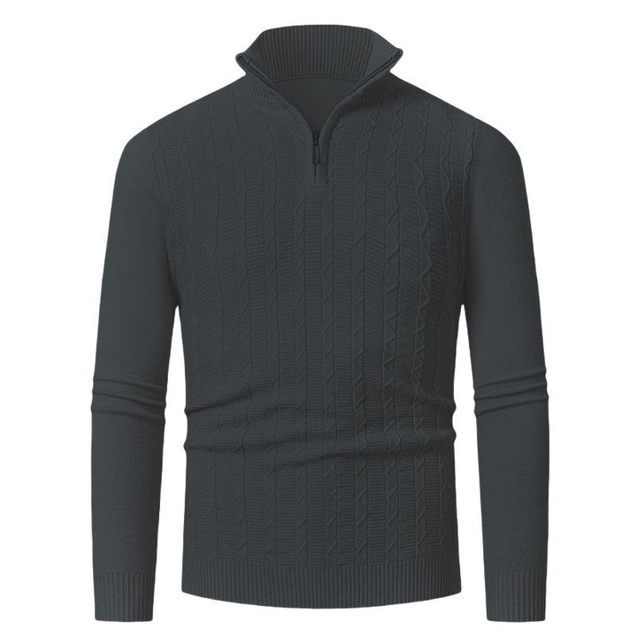 Lune London high collar knitted sweater for men