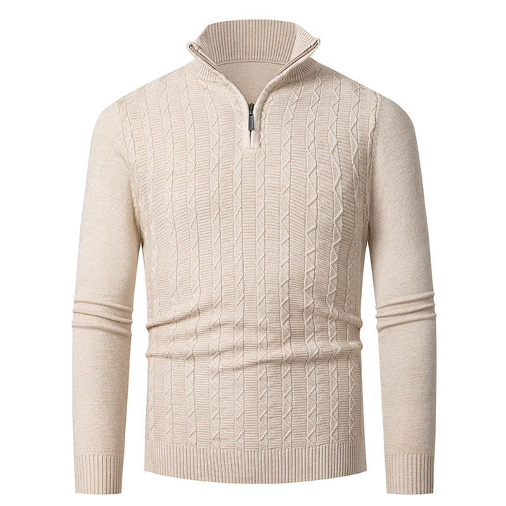Lune London high collar knitted sweater for men